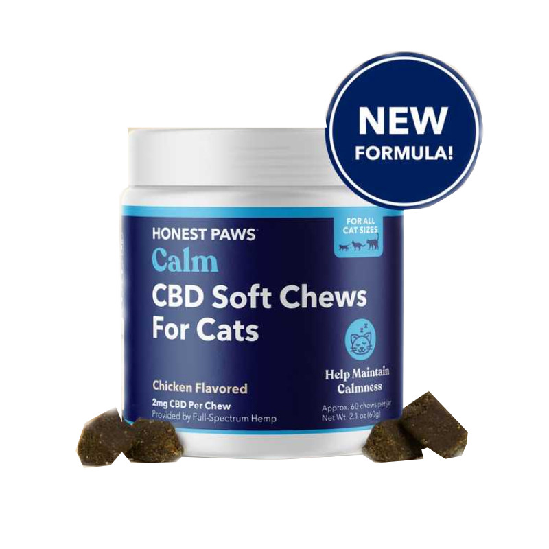 Calm CBD Cat Treats ChickenFlavored Honest Paws