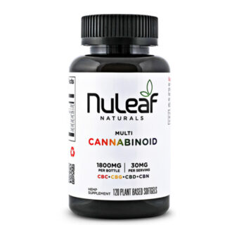 NuLeaf Naturals - CBD Capsules - Full Spectrum Multicannabinoid Softgels -1800mg