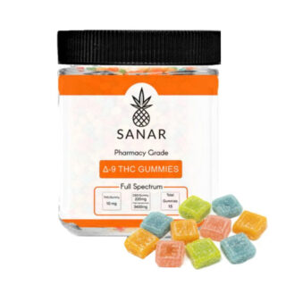 Sanar - Delta 9 Gummies - Full Spectrum Gummies - 10mg