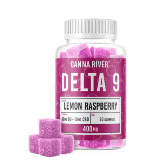Canna River - Delta 9 Gummies - Lemon Raspberry - 20mg