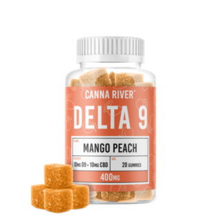 Canna River - Delta 9 Gummies - Mango Peach - 20mg