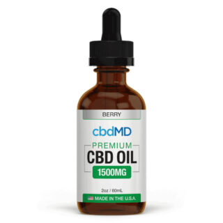 cbdMD - CBD Tincture - Broad Spectrum Berry -1500mg - 60ml