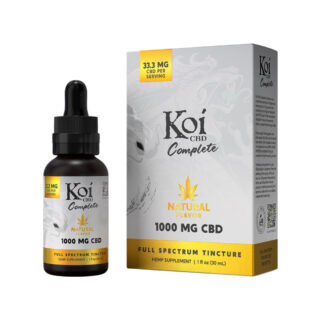 Koi CBD - CBD Oil - Complete Full Spectrum Tincture - Natural - 1000mg