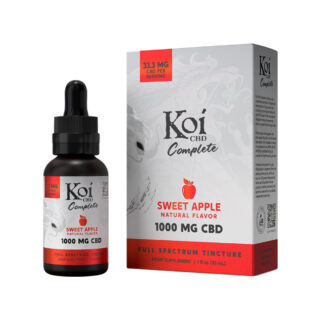 Koi CBD - CBD Oil - Complete Full Spectrum Tincture - Sweet Apple - 1000mg