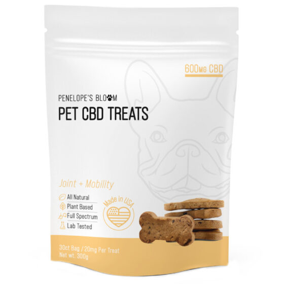 Penelope's Bloom - CBD Pet Edible - Joint +Mobility Treats For Dogs - 600mg (Front)
