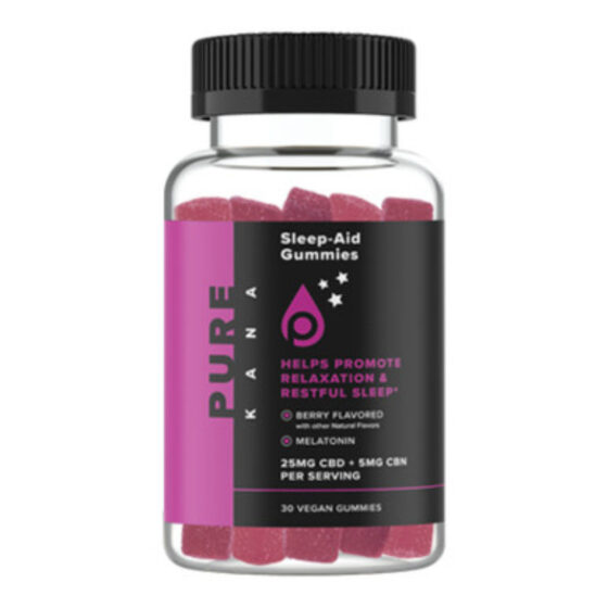 PureKana - CBD Gummies - CBD:CBN Sleep Aid Gummies With Melatonin - Berry - 30mg
