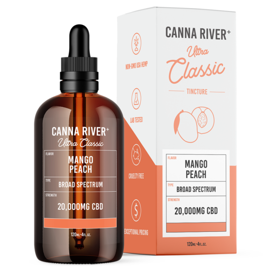 Ultra Classic CBD Oil Tincture - Mango Peach - Canna River