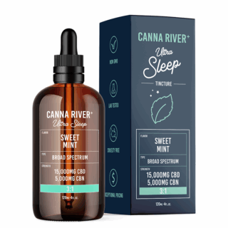 Ultra Sleep CBD Oil Tincture with CBN - Sweet Mint - Canna River