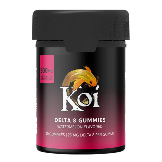 Koi CBD - Delta 8 Edible - Watermelon Gummies - 25mg - 20 Count