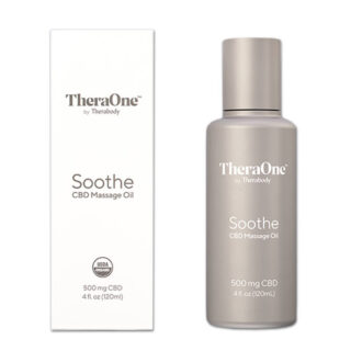 TheraOne by Therabody - CBD Topical - Soothe Massage Oil - 500mg