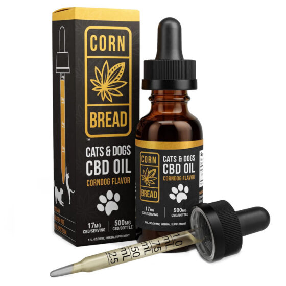 Cornbread Hemp - CBD Pet - Full Spectrum Oil For Pets - 500mg