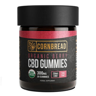 Cornbread Hemp - CBD Edibles - Full Spectrum Gummies - Berry - 300mg