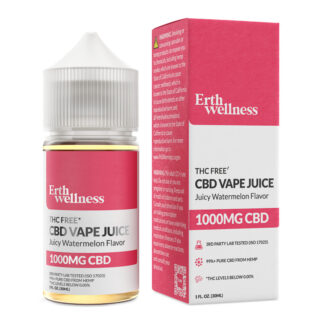 Erth Hemp - CBD Vape Juice - Juicy Watermelon - 1000mg