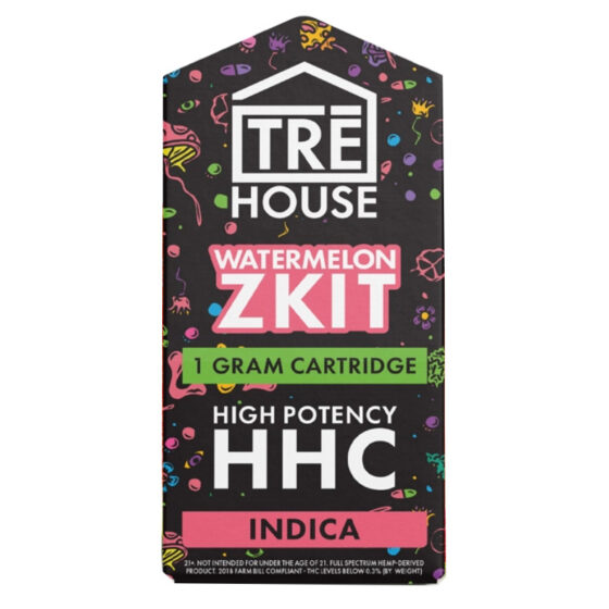 TRE House - HHC Vape - HHC Live Resin Cartridge - Watermelon Zkit - 1g