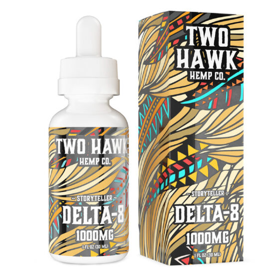 Two Hawk Hemp - Delta 8 Oil - Storyteller Tincture - 1000mg