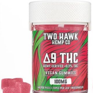 two-hawk-gummies-d9-watermelon-100mg