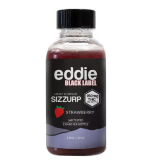 Eddie - Delta 9 Drink - Black Label Sizzurp - Strawberry - 150mg