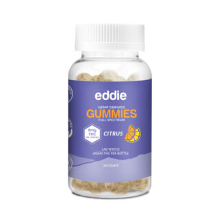 Eddie - Delta 9 Edible - Full Spectrum Industrial Hemp Gummies - Citrus - 8mg