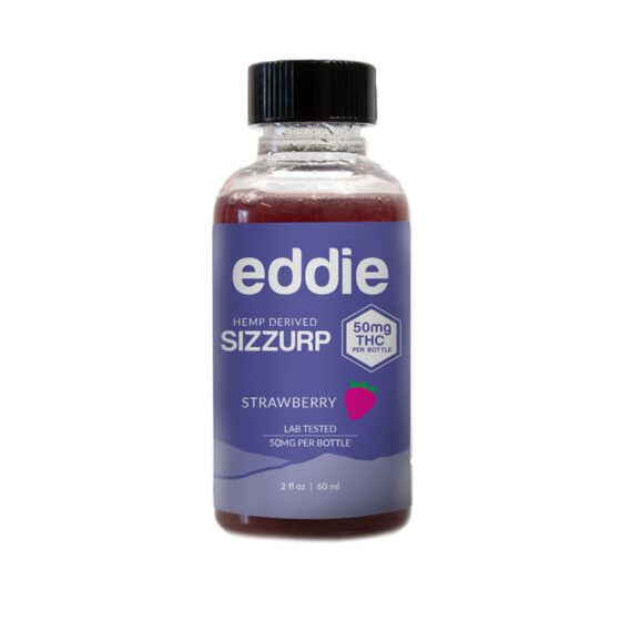 Eddie - Delta 9 Drink - Hemp Sizzurp - Strawberry - 50mg
