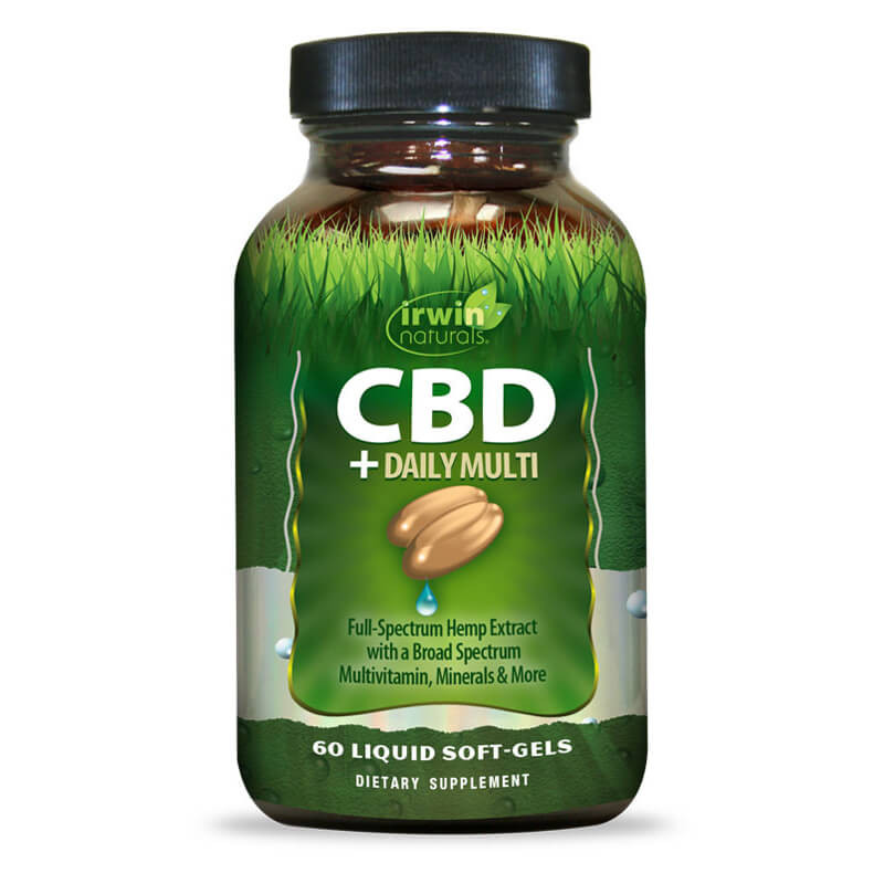 Irwin Naturals - CBD Capsules - CBD + Daily Multi - 25mg
