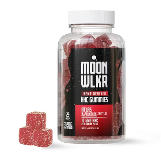 MoonWLKR - HHC Edible - Atlas Gummies - Watermelon Zkittles - 12.5mg