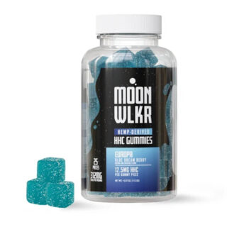 MoonWLKR - HHC Edible - Europa Gummies - Blue Dream Berry - 12.5mg