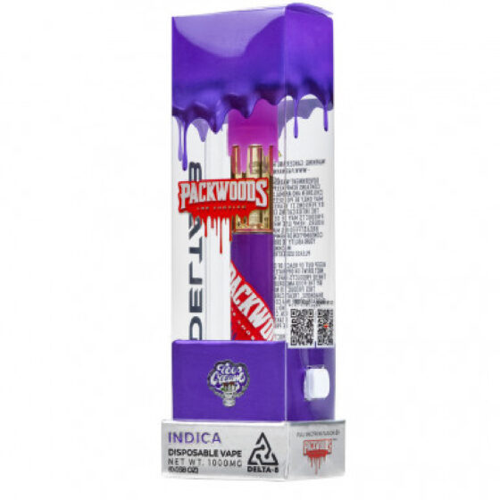 Packwoods - Delta 8 Vape - Disposable - Ice Cream - 1000mg
