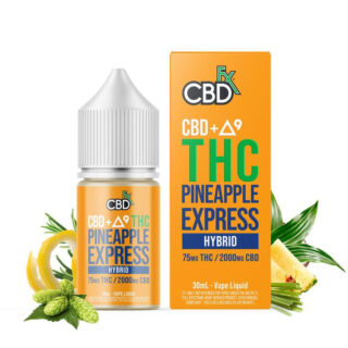CBDfx - Delta 9 Vape Juice - D9:CBD Pineapple Express - 75mg/2000mg