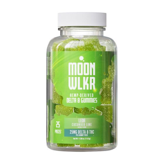 MoonWLKR - Delta 8 Edible - Leda Gummies - Cucumber Lime - 625mg