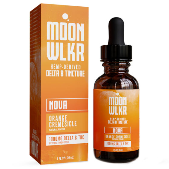 MoonWLKR - Delta 8 Oil - Nova Tincture - Orange Creamsicle - 1000mg