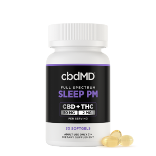 CBD + THC Capsules for Sleep - cbdMD