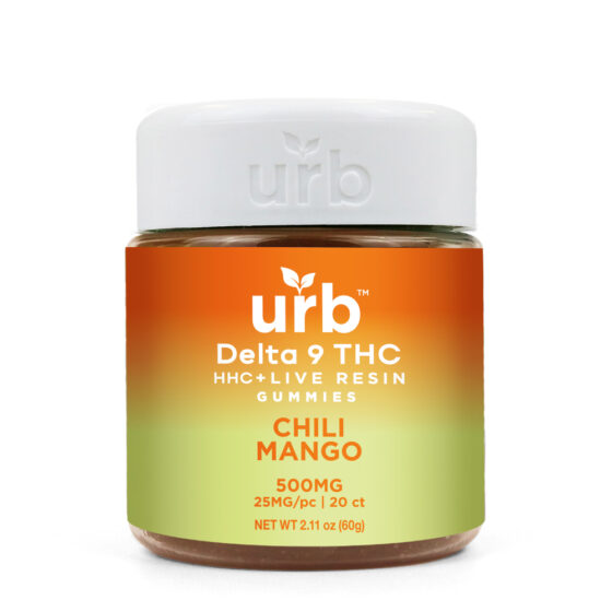 HHC + Delta 9 THC Gummies - Chili Mango - Urb Finest Flowers