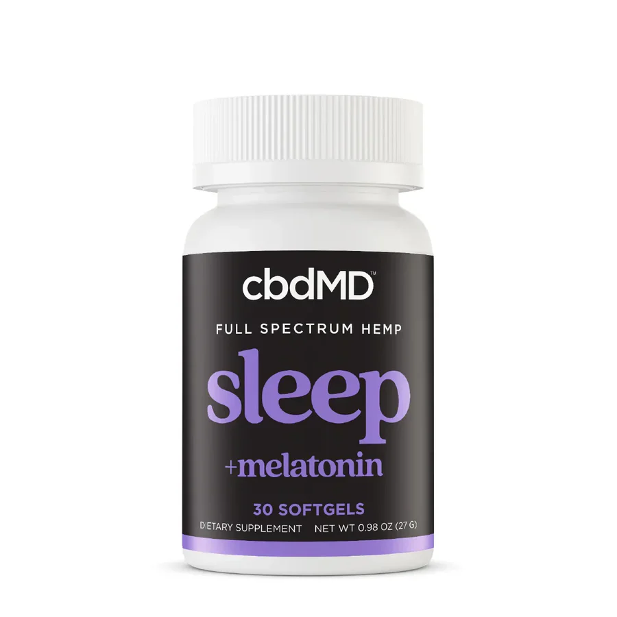 CBD + THC Capsules for Sleep - cbdMD