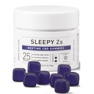 Sleepy Z's CBN + CBD Gummies - Blackberry - Green Roads