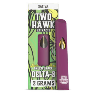 Two Hawk Hemp Co. - Delta 8 Device - Rechargeable - Green Crack - 2g