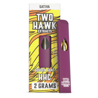 Two Hawk Hemp Co. - HHC Device - Rechargeable - Golden Goat - 2g