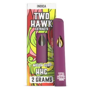 Two Hawk Hemp Co. - HHC Device - Rechargeable - Melon Gum - 2g