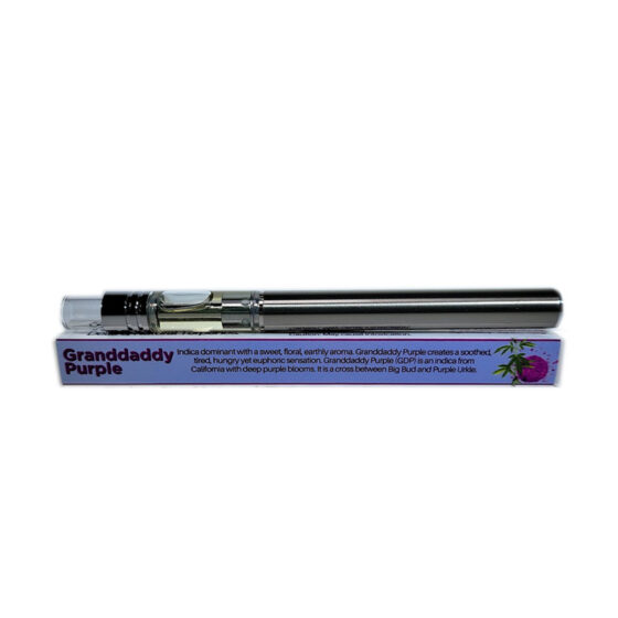 Delta 8 THC Vape Pen - Grandaddy Purple - Indica 1g - Apothecary Rx