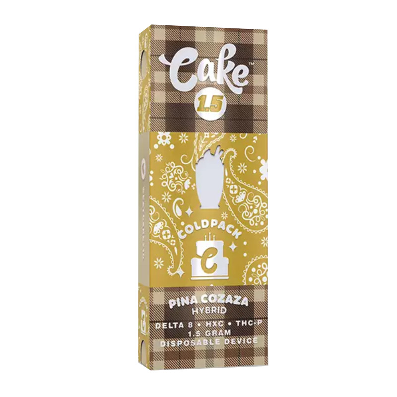 Cake Disposable D8 + HXC + THCP Coldpack Delta 8 Vape Disposable