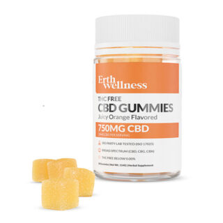 CBD Gummies - Juicy Orange - Erth Wellness