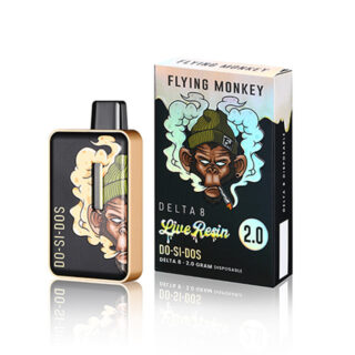 THC Vape Pen - D8 Live Resin Do Si Do Hybrid Disposable - 2g - By Flying Monkey