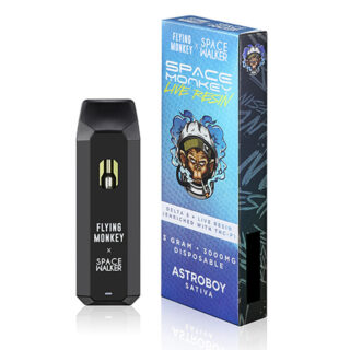 Live Resin Delta 8 THC Vape Pen with THC-P - Astroboy - Sativa 3g - Flying Monkey x Space Walker