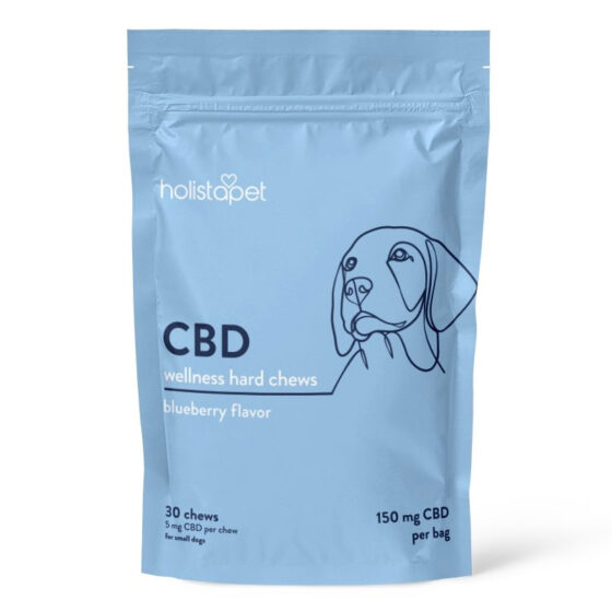 Wellness CBD Dog Chews - Blueberry - Holistapet
