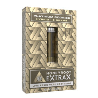 HoneyRoot Extrax - HHC Live Resin Cartridge - Platinum Cookies - 2g