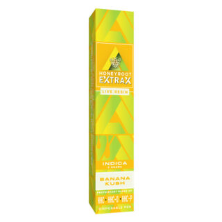HoneyRoot Extrax - HHC Live Resin Disposable Pen - Banana Kush - 2g