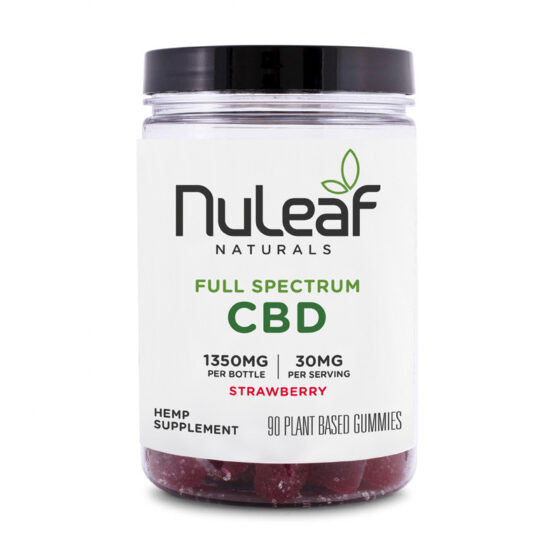 Full Spectrum CBD Gummies - Strawberry - NuLeaf Naturals