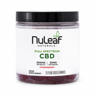 NuLeaf Naturals - CBD Edible - Full Spectrum Strawberry Gummies - 300mg-1350mg