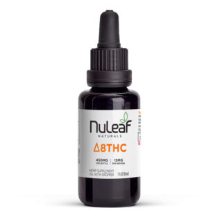 NuLeaf Naturals - Delta 8 Tincture - Full Spectrum Oil 450mg-1500mg