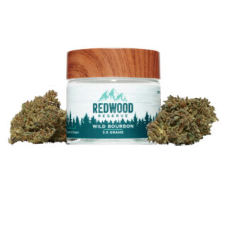 Redwood Reserves - CBD Flower - Full Spectrum Flower Jar - Wild Bourbon - 3.5g