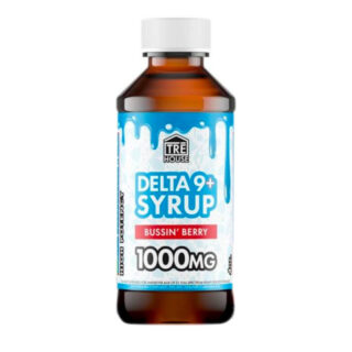 Delta 9 + Delta 8 THC Syrup  - Bussin Berry - 1000mg - TRĒ House